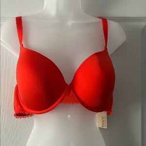 Red Lace Underwire Bra